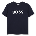 T-Shirt mit kurzen &Auml;rmeln, MARINE, hi-res