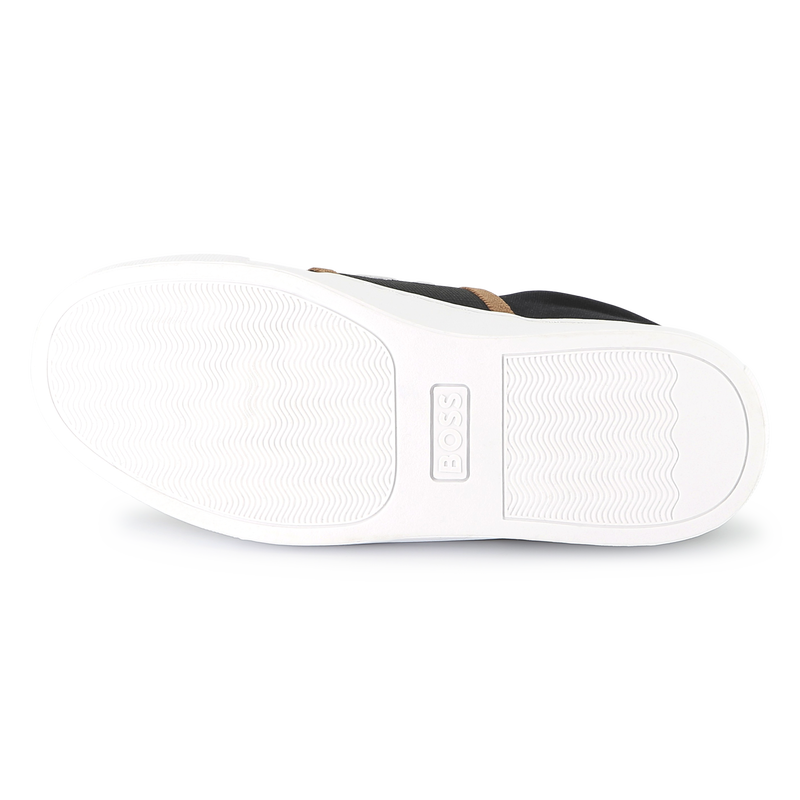 Stretchsneaker aus 2 Materialien BOSS 
                        JUNGE
