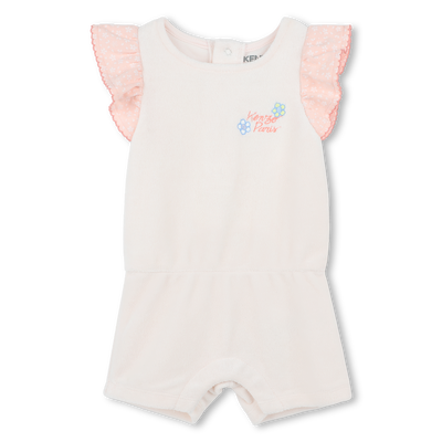 Kurzer Frottee-Jumpsuit KENZO KIDS M&Auml;DCHEN