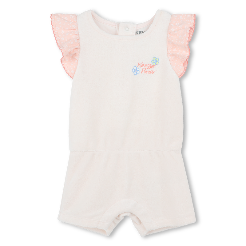 Kurzer Frottee-Jumpsuit KENZO KIDS 
                        M&Auml;DCHEN
