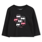 Langarm-T-Shirt KARL LAGERFELD KIDS 
                    M&Auml;DCHEN
