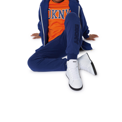 Schn&uuml;rsneaker aus Leder DKNY UNISEX