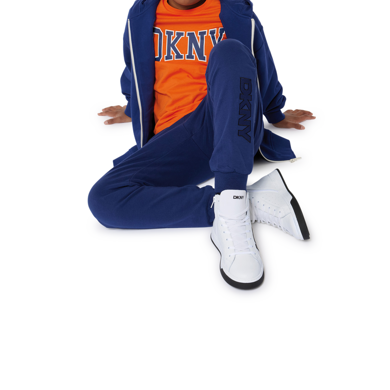 Schn&uuml;rsneaker aus Leder DKNY 
                        UNISEX