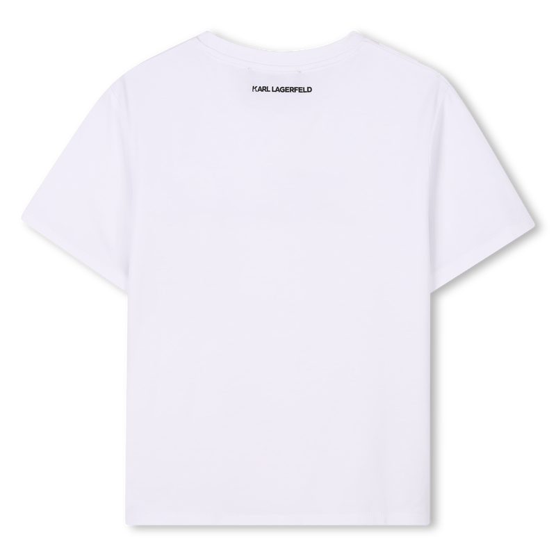 T-Shirt mit Pailletten KARL LAGERFELD KIDS 
                        M&Auml;DCHEN