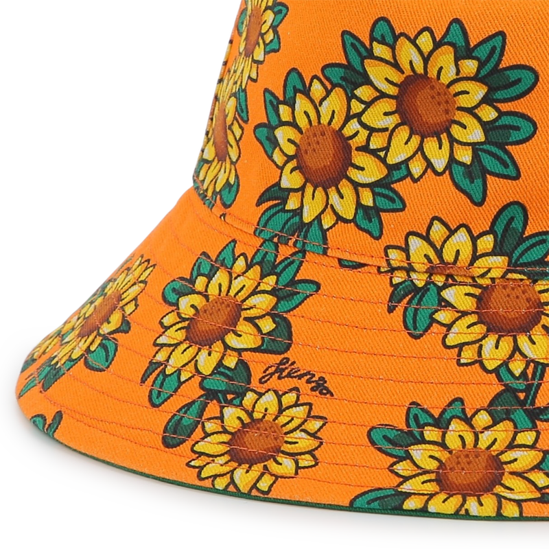 Wendbarer Baumwoll-Fischerhut KENZO KIDS 
                        UNISEX