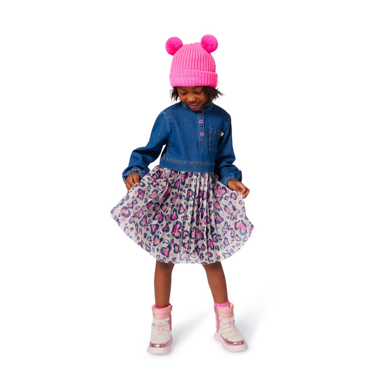 Kleid aus zwei Materialien BILLIEBLUSH 
                        M&Auml;DCHEN