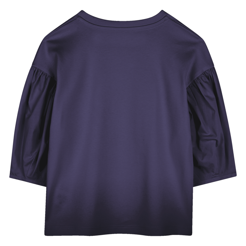 T-Shirt aus zwei Materialien KENZO KIDS 
                        M&Auml;DCHEN