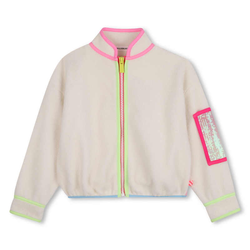 Kardigan aus Pl&uuml;schstoff BILLIEBLUSH 
                        M&Auml;DCHEN