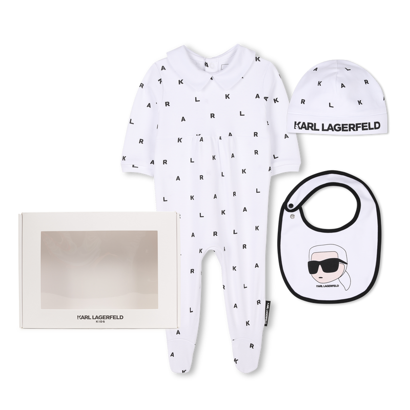 3-teiliges Set zur Geburt KARL LAGERFELD KIDS 
                        JUNGE
