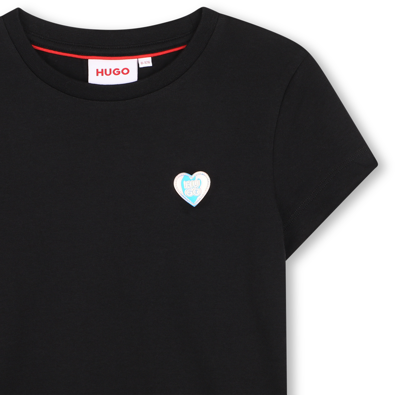 T-Shirt mit kurzen &Auml;rmeln HUGO 
                        M&Auml;DCHEN