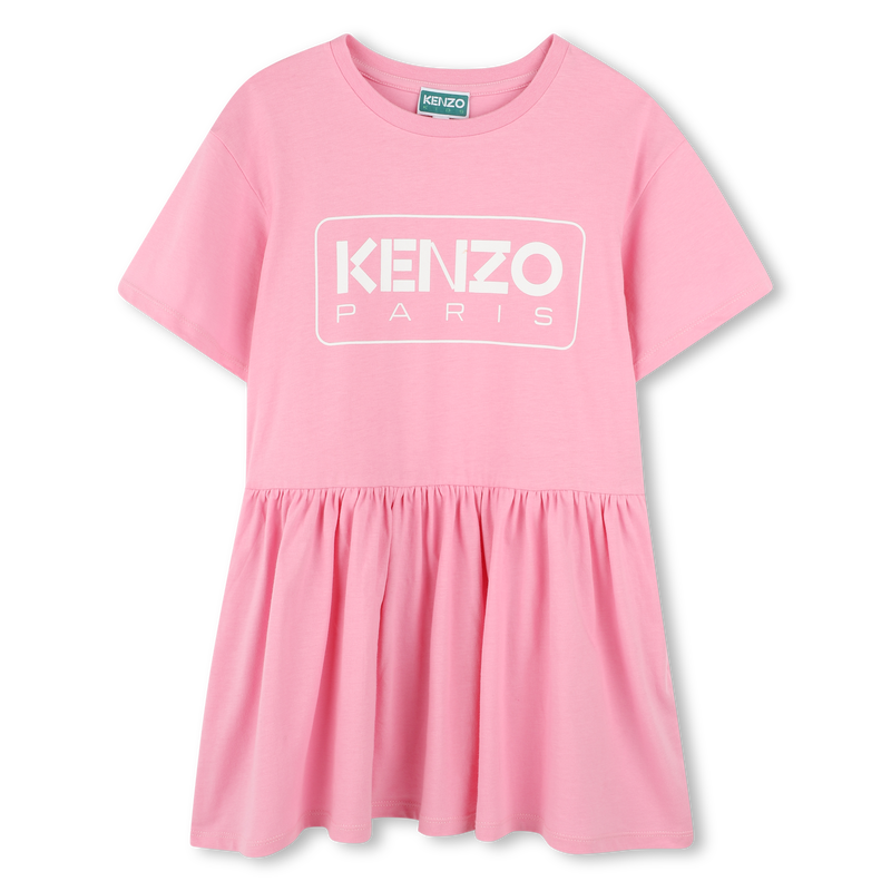 Kleid mit Logo und Volant KENZO KIDS 
                        M&Auml;DCHEN