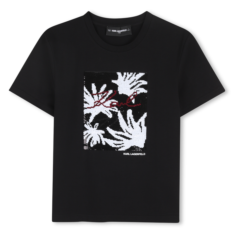 KURZ&Auml;RMELIGES T-SHIRT KARL LAGERFELD KIDS 
                        M&Auml;DCHEN