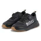 Sneaker mit elastischen Schn&uuml;rsenkeln BOSS 
                    JUNGE