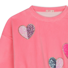 Velours-Sweatshirt BILLIEBLUSH 
                    M&Auml;DCHEN