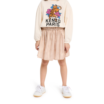 Gl&auml;nzender Rock KENZO KIDS M&Auml;DCHEN