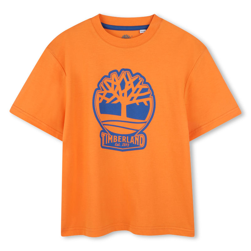 Zweifarbiges T-Shirt mit Logo TIMBERLAND 
                        JUNGE
