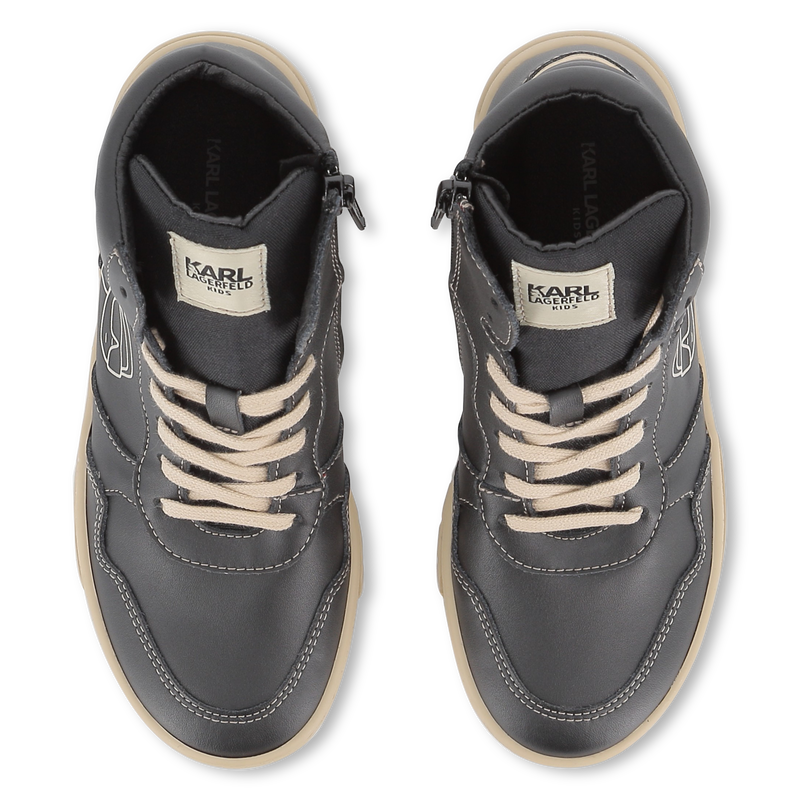 High-Top-Sneakers mit Schn&uuml;rung KARL LAGERFELD KIDS 
                        JUNGE