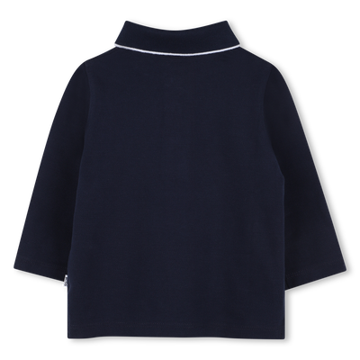 Lang&auml;rmeliges Poloshirt BOSS JUNGE