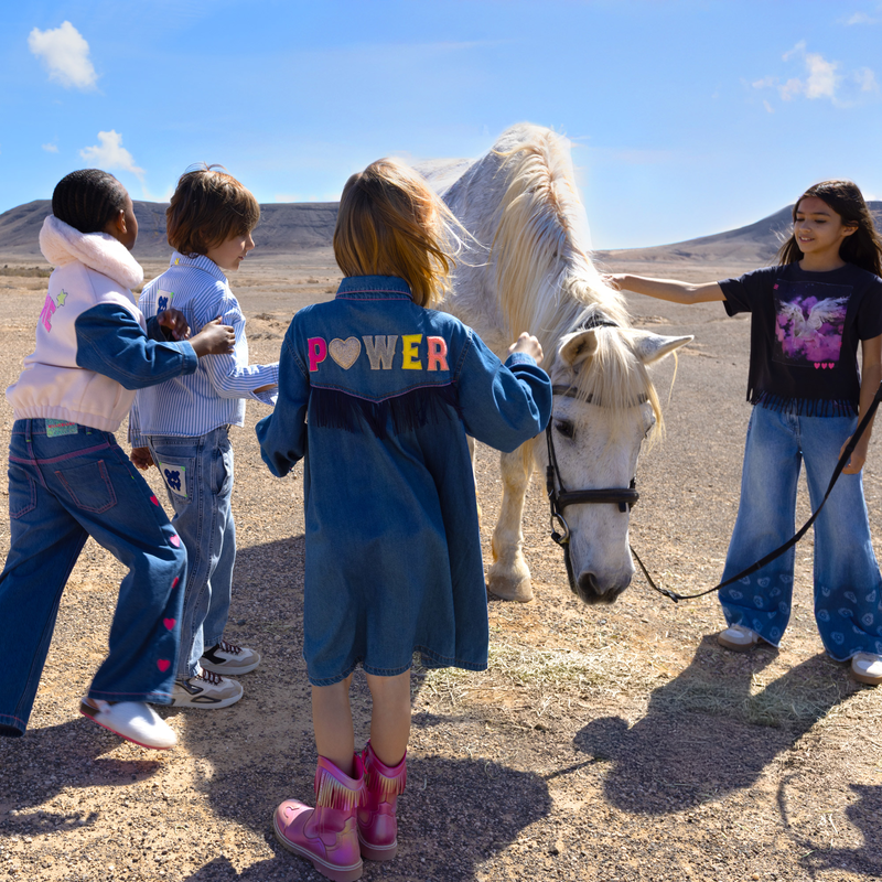 Stiefeletten mit Fransen BILLIEBLUSH 
                        M&Auml;DCHEN