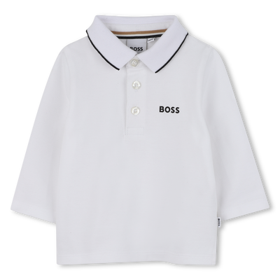 Lang&auml;rmeliges Poloshirt BOSS JUNGE