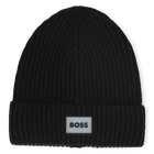 Strickm&uuml;tze mit Abzeichen BOSS 
                    JUNGE