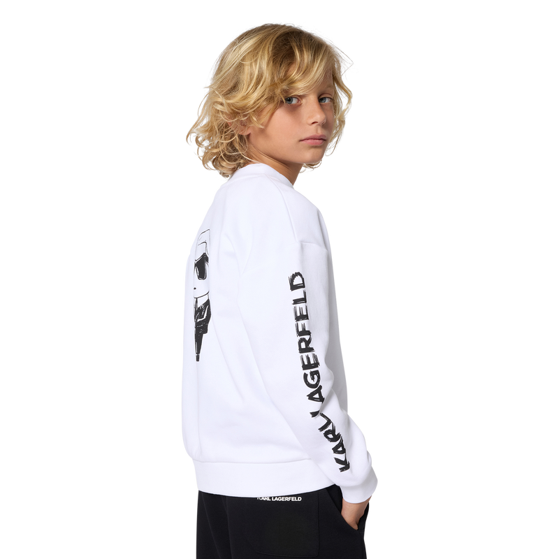 BEDRUCKTES SWEATSHIRT KARL LAGERFELD KIDS 
                        JUNGE