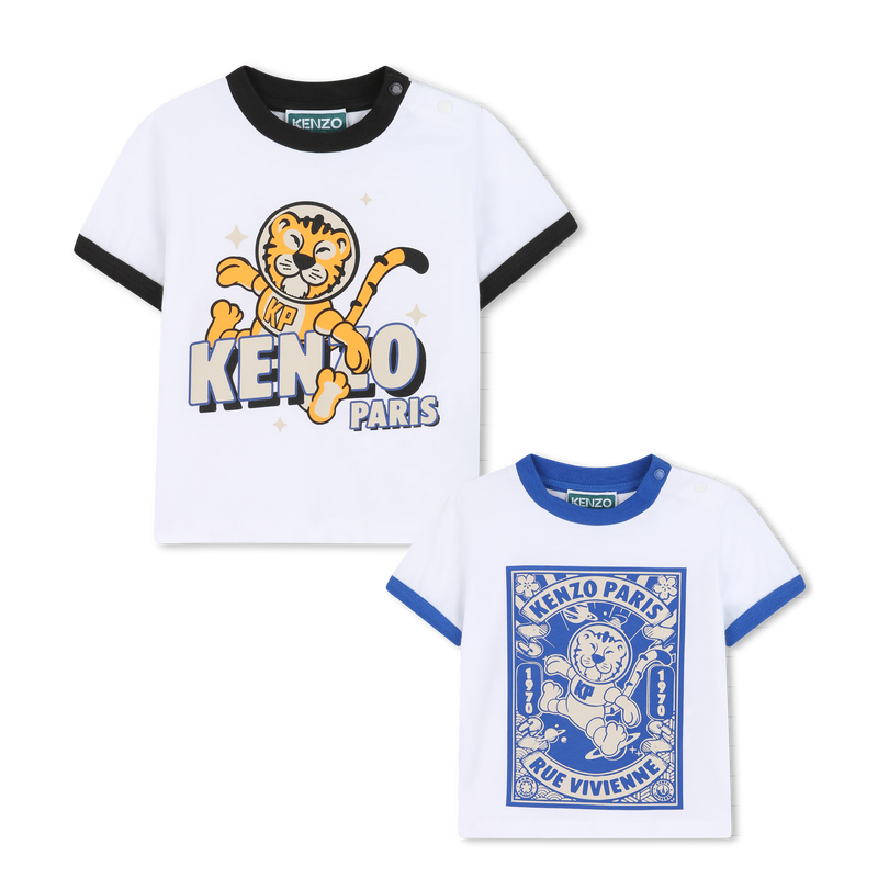 Packung mit 2 T-Shirts aus Jersey KENZO KIDS 
                        JUNGE