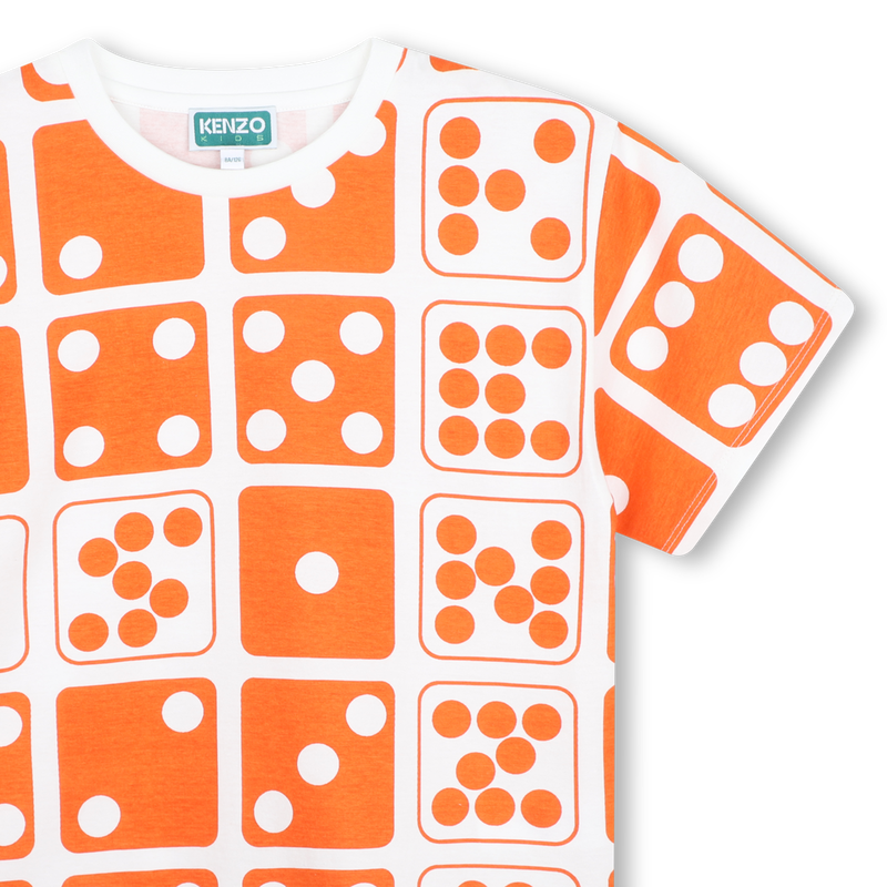 T-Shirt mit kurzen &Auml;rmeln KENZO KIDS 
                        UNISEX