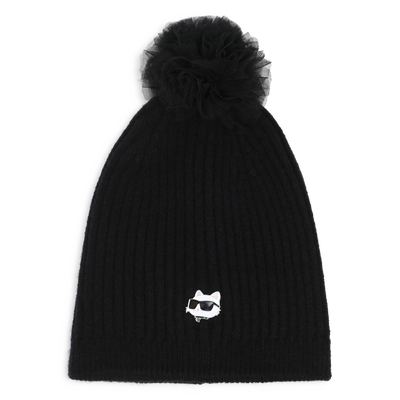 Strickm&uuml;tze KARL LAGERFELD KIDS M&Auml;DCHEN