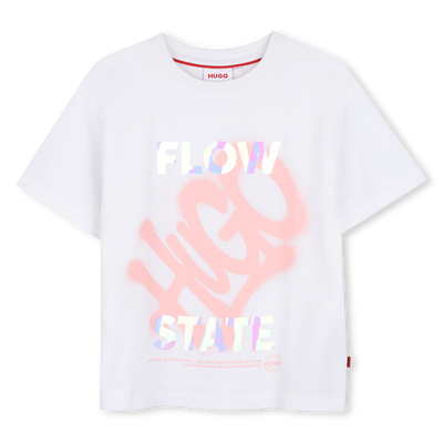 T-Shirt mit kurzen &Auml;rmeln HUGO M&Auml;DCHEN