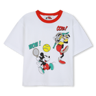 Kurz&auml;rmeliges t-shirt, WEISS, hi-res