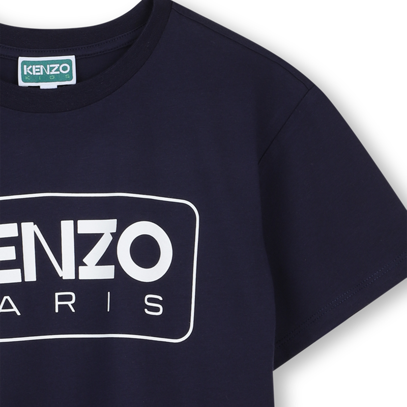 Kleid mit Logo und Volant KENZO KIDS 
                        M&Auml;DCHEN