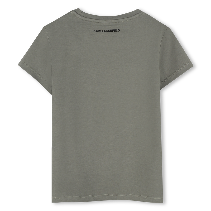 T-Shirt mit Illustrationen KARL LAGERFELD KIDS 
                        M&Auml;DCHEN