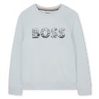 Sweatshirt mit Rundhalsausschnitt BOSS 
                    JUNGE