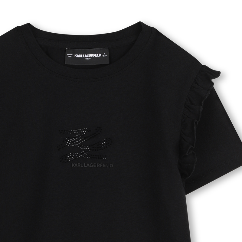 T-Shirt mit kurzen &Auml;rmeln KARL LAGERFELD KIDS 
                        M&Auml;DCHEN