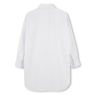 Lang&auml;rmeliges Hemdkleid KARL LAGERFELD KIDS M&Auml;DCHEN