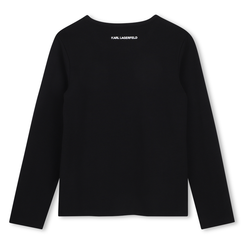 Langarmshirt KARL LAGERFELD KIDS 
                        M&Auml;DCHEN