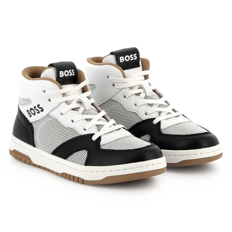 High-Top-Sneaker mit Schn&uuml;rung BOSS 
                        JUNGE