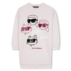 Lang&auml;rmeliges Kleid KARL LAGERFELD KIDS 
                    M&Auml;DCHEN
