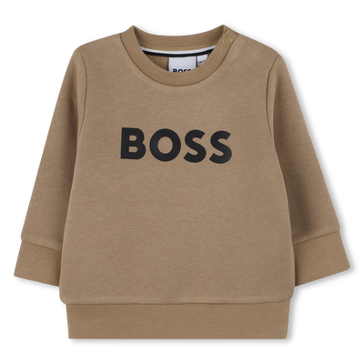 Sweatshirt mit Rundhalsausschnitt BOSS JUNGE