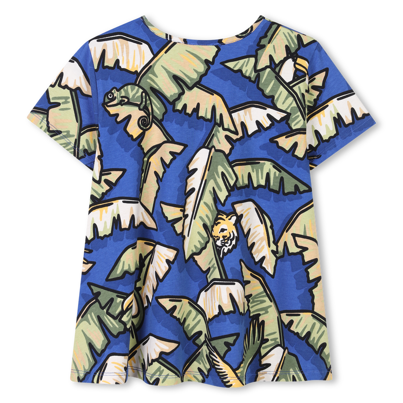 T-Shirt-Kleid aus Baumwolle KENZO KIDS 
                        M&Auml;DCHEN