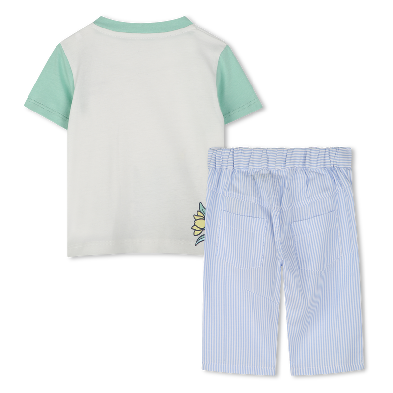 T-Shirt und Hose aus Baumwolle KENZO KIDS 
                        JUNGE