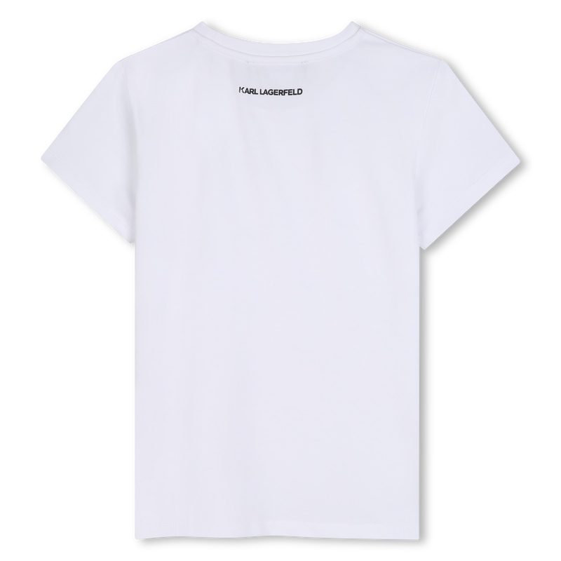 T-Shirt mit kurzen &Auml;rmeln KARL LAGERFELD KIDS 
                        M&Auml;DCHEN