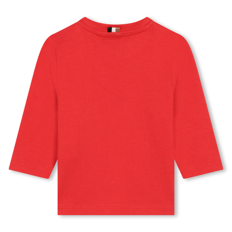 Baumwoll-Shirt mit Logo BOSS 
                        JUNGE