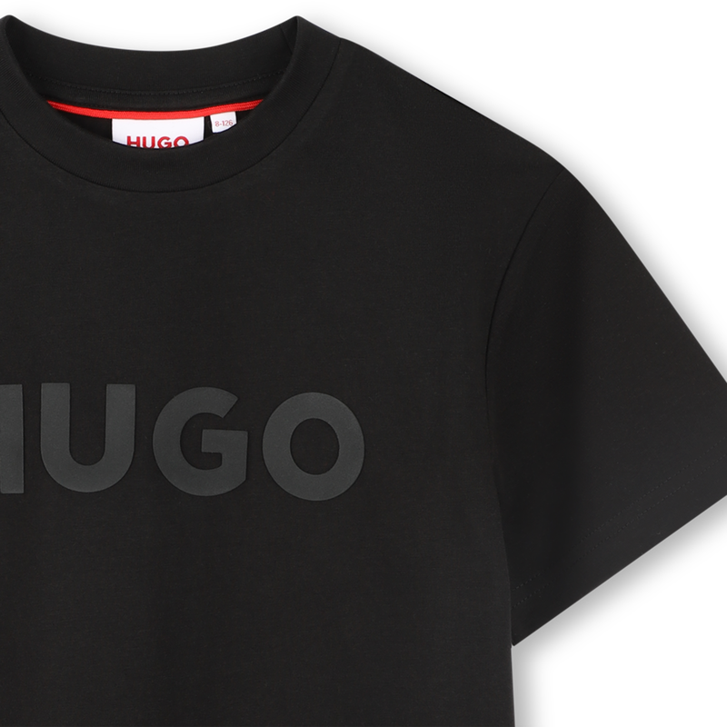 Kurzarm-T-Shirt aus Baumwolle HUGO 
                        JUNGE