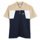 Poloshirt mit Farbblockmuster BOSS 
                    JUNGE