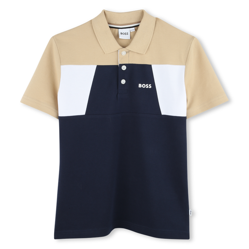 Poloshirt mit Farbblockmuster BOSS 
                        JUNGE