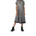 Kurz&auml;rmeliges Plissee-Kleid DKNY 
                    M&Auml;DCHEN