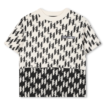 Kurzärmeliges T-Shirt KARL LAGERFELD KIDS JUNGE