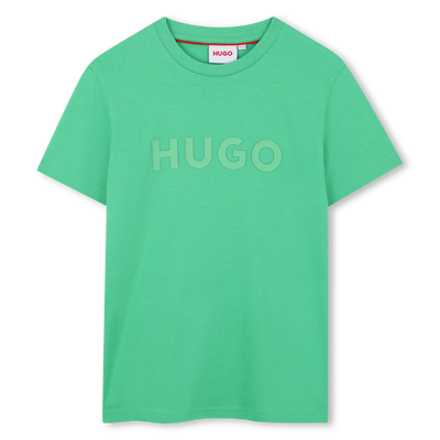 Kurzarm-T-Shirt aus Baumwolle HUGO JUNGE